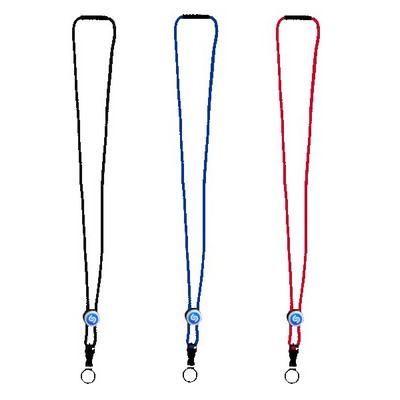 3/16" Nylon Power Cord Lanyard with Snap-Buckle Release, Standard O-Ring & Slider