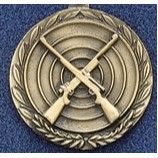 2.5" Stock Cast Medallion (Rifles Crossed)
