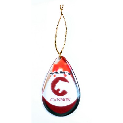 Holiday Shatterproof Ornament (8.1 to 9 Square Inch - Double Sided Dome )