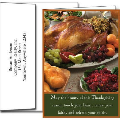 Thanksgiving Greeting Cards w/Imprinted Envelopes