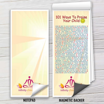 Full-Color Magnetic Notepads - 101 Ways to Praise Your Child (3 1/2" x 8")