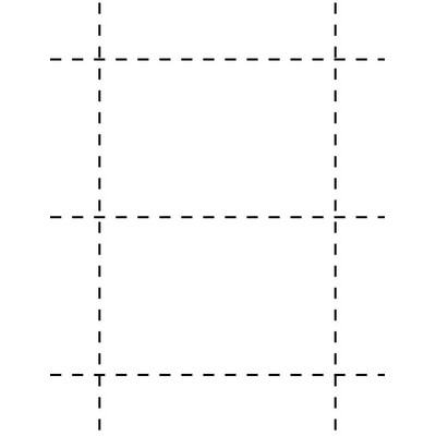 Badge Holder Blank Inserts (4"X6")