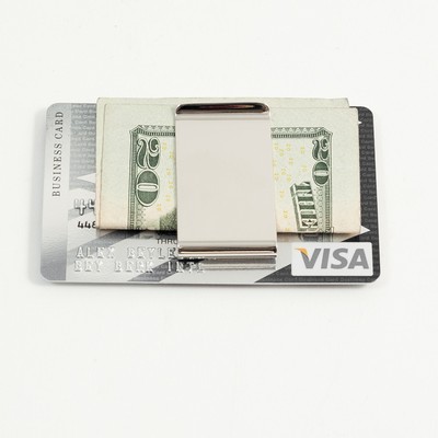 Silver Plated Money Clip (1"x.25"x2.15")