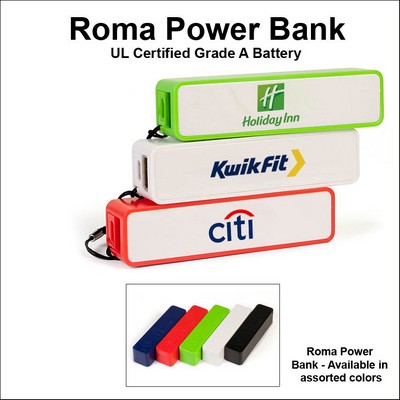 Roma Power Bank - 2800 mAh No Extra Tariff