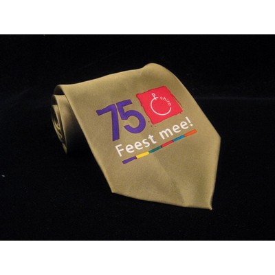 Silk Custom Logo Wet Dyed Youth Size Neck Tie