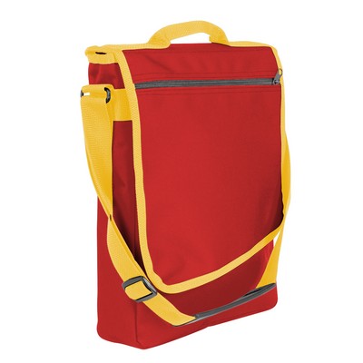 USA & Union Made 600 Denier Polyester Padded Messenger Bag (12"x15")