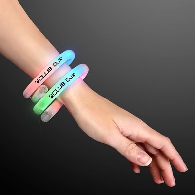 Multicolor Lights Flashing Tube Bracelets - BLANK