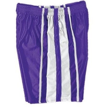 Adult 7" Inseam Cool Mesh Athletic Short w/Side Panel & Piping