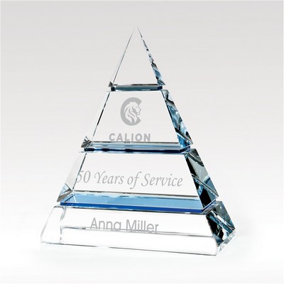 Pyramid Crystal Award 7" Tiered