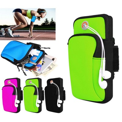 iBank® Sport Armband for Running,Cell Phone Holder Arm Band compatible with iPhone 16, Galaxy & More