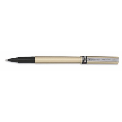 uni-ball® Deluxe Fine Point Champagne Gold/Blue Ink Roller Ball Pen