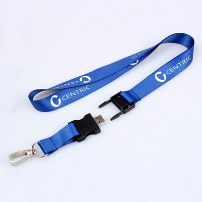 4 GB Lanyard USB Flash Drive