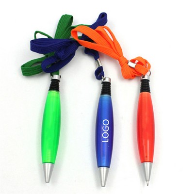 Ballpoint Pen With Lanyard