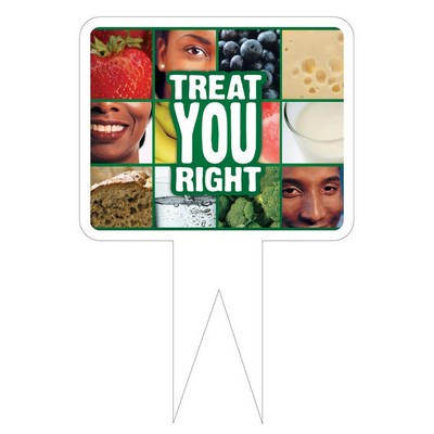 Plastic Point of Purchase Spear (Full Color)