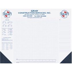Full Color 25 Sheet Desk Pad (21 ¾"x 17")