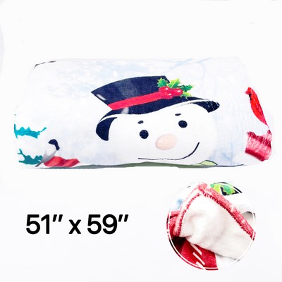 51 x 59" Full Color Flannel Fleece Blanket