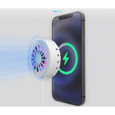 Magnetic Wireless Charger With Cooler Radiator Fan