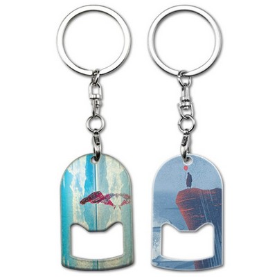 Style 2 Full Color Bottle Opener Keychain