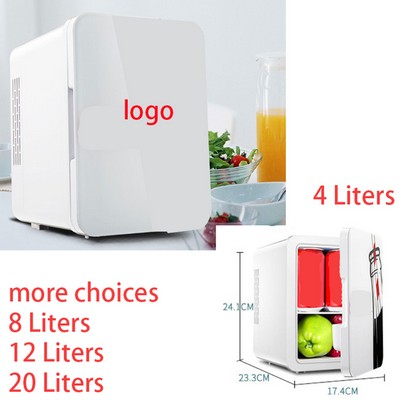 Mini Portable Fridge Cools Or Heats 4-liter Capacity