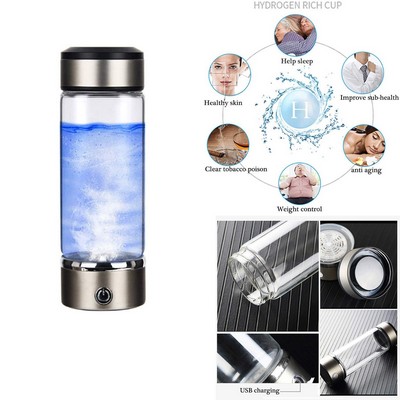 420 Ml Portable USB Hydrogen Water Bottle