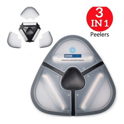 3 in 1 Vegetable & Fruit Peeler with 3 Sharp Blades and Covers