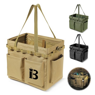 Oxford Large Capacity Outdoor Camping Storage Tote Bag