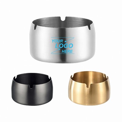 Windproof Stainless Steel Ashtray