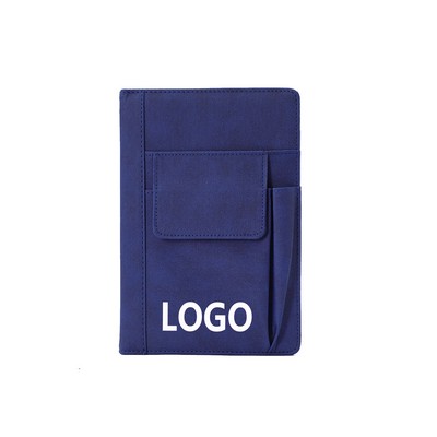 Multifunctional A5 Notebook With Pockets