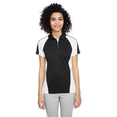 Harriton Ladies' Advantage Snag Protection Plus IL Colorblock Polo