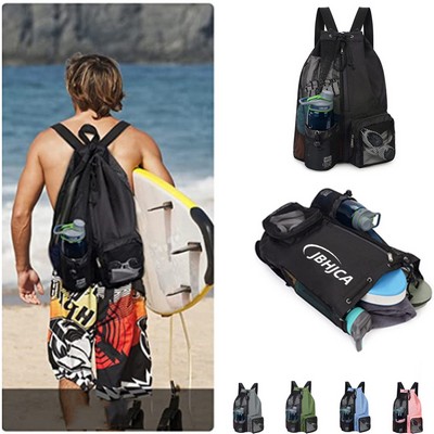 Mesh Drawstring Backpack