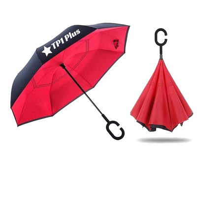 Manually Open Arc Reverse Closing Inverted Umbrella