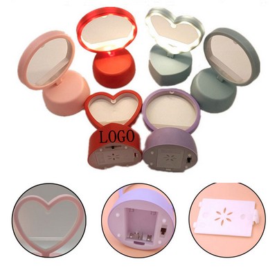 Love shaped small desk lamp