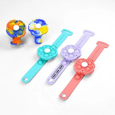 Stress Rotating Silicone Bracelet
