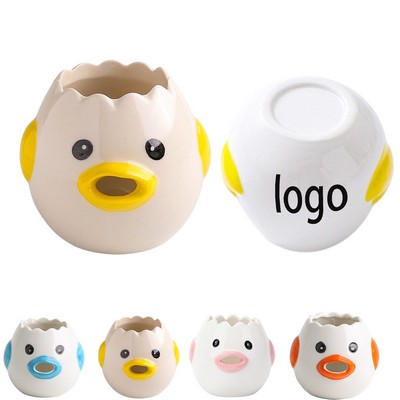 Cute Chicken Shape Porcelain Egg Yolk Egg White Separator