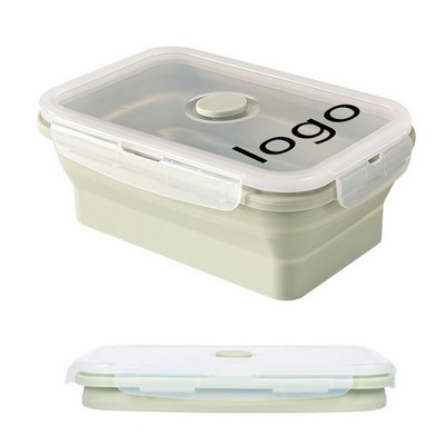 27Oz Collapsible Food Storage Containers With Airtight Lid