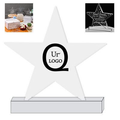Acrylic Star Award 4.7 Inches High