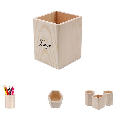 Wood Pen Holder