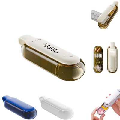 Portable 4-Slot Pill Taker