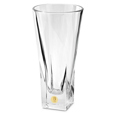 Chesswood Vase W/ Gold Medallion