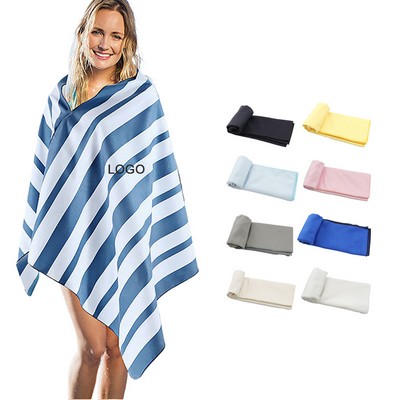 Double Side Plush Beach Towel