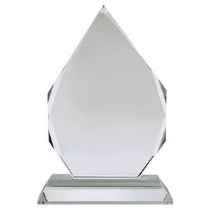 7" Clear Diamond Flame Award
