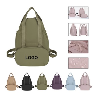 Large Capacity Backpack With Pouch
