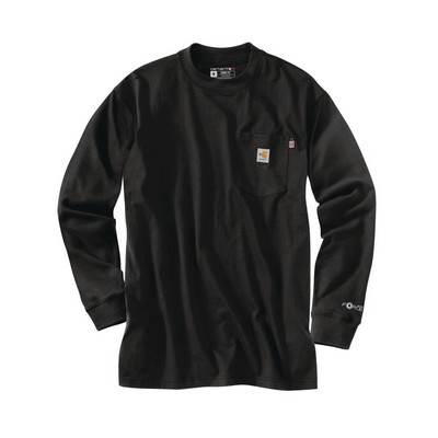 Carhartt 100235 Mens Flame Resistant Force Loose Fit Midweight Long-Sleeve Pocket T-Shirt