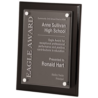 10.5" x 13" Cantebury Ebony Acrylic Plaque