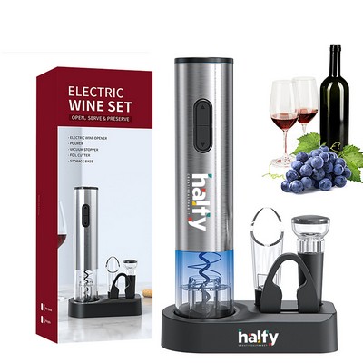 Electric Wine Opener Set