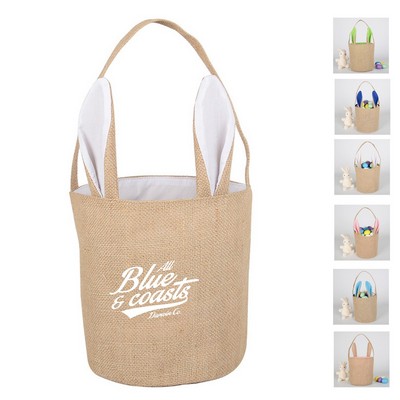 Easter Jute Bunny Ears Basket