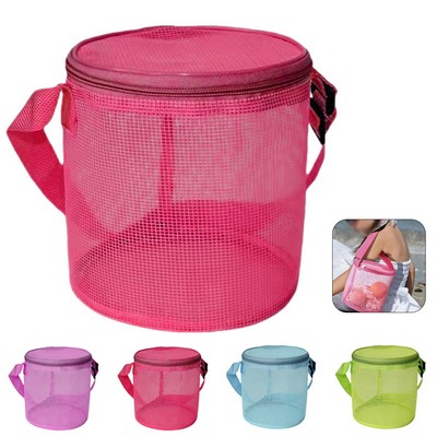 Beach Mesh Toy Storage Bag
