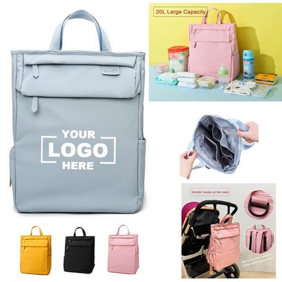 Waterproof Diaper Bag Backpack for Moms.