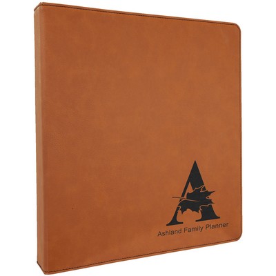 Rawhide Leatherette 3 Ring Binder with 1" Slant D Rings