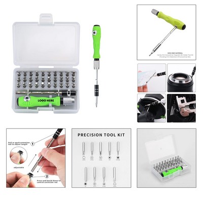 32 - Piece Multi - Tool Screwdriver Kit
